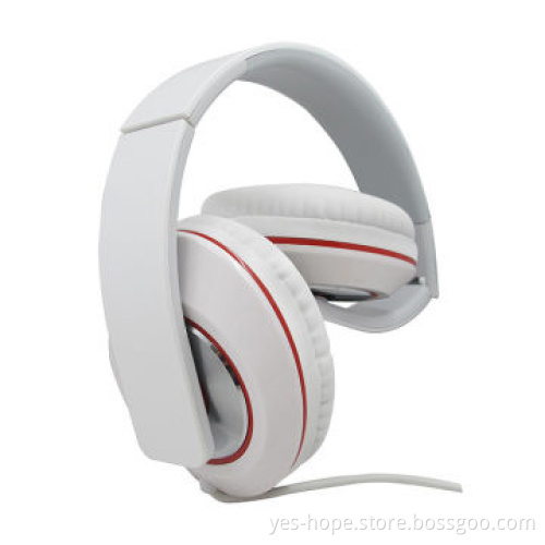 Professional Stereo White Studio Headphones with Factory Price